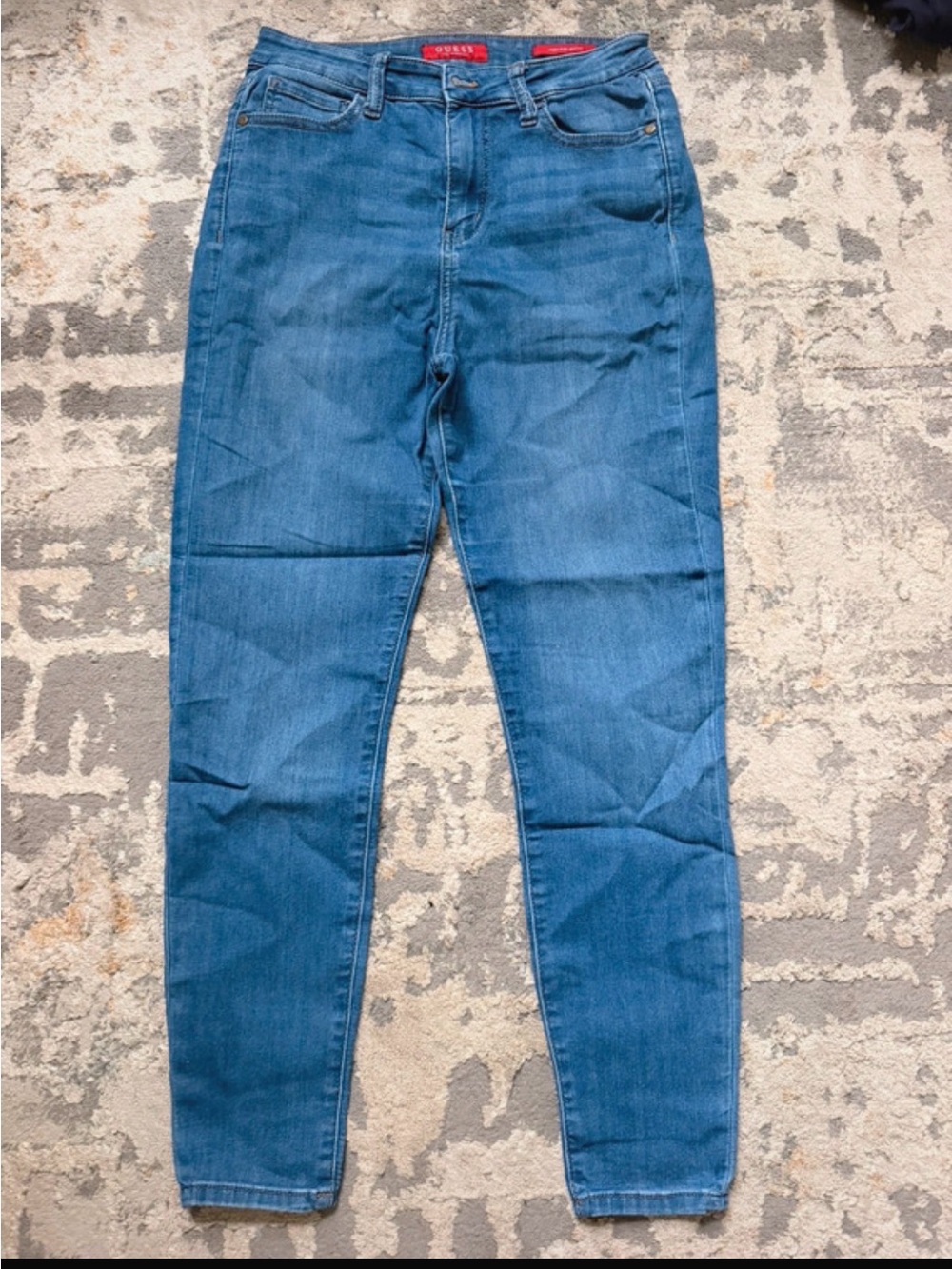 Vintage 29 GUESS Women's Blue Slim Straight Jeans